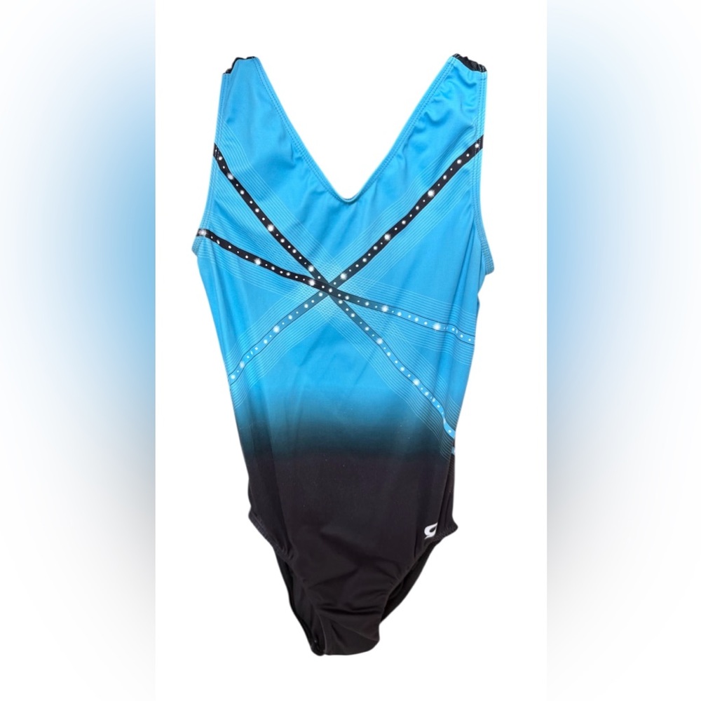 Blue and Black Ombré GK Leotard (AL)